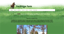 Desktop Screenshot of fenridgefarm.com